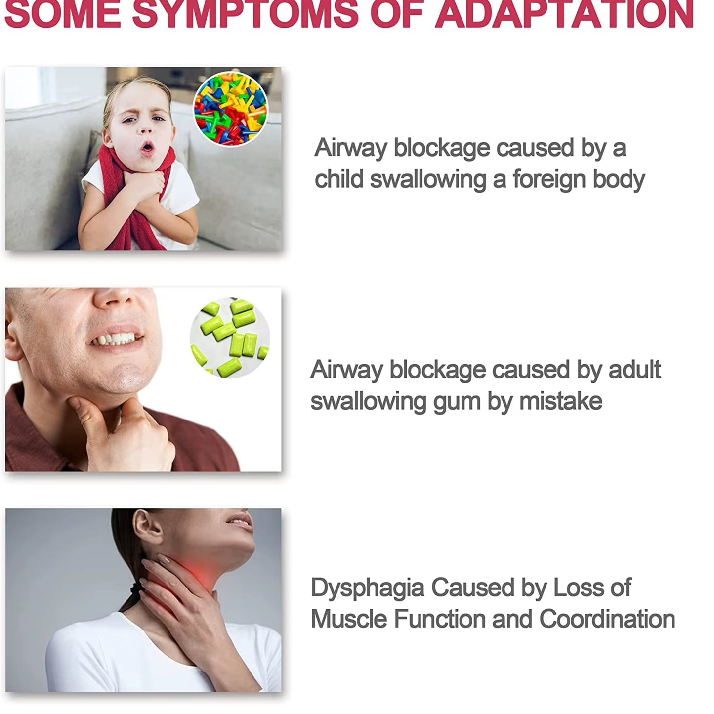 Portable Airway anti Choking Assist Device Choke Emergency Life Saving Suction Vac anti Choke Tool First Aid Kit for Kids Adults