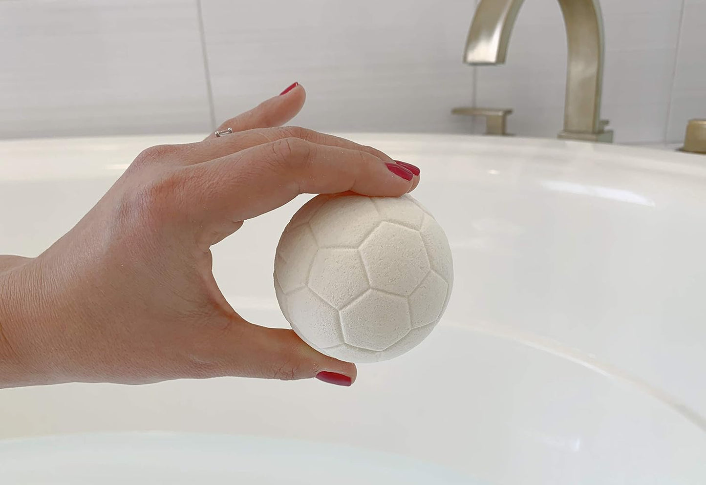 Soccer Bath Bombs - 3 Pack - Soccer Gifts for Boys and Girls and Women, Soccer Coach Gifts, Soccer Team Gifts, Soccer Accessories for Girls, Soccer Coach, Soccer Bracelet for Girls, Soccer Balls